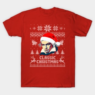 Beethoven Classic Christmas T-Shirt
